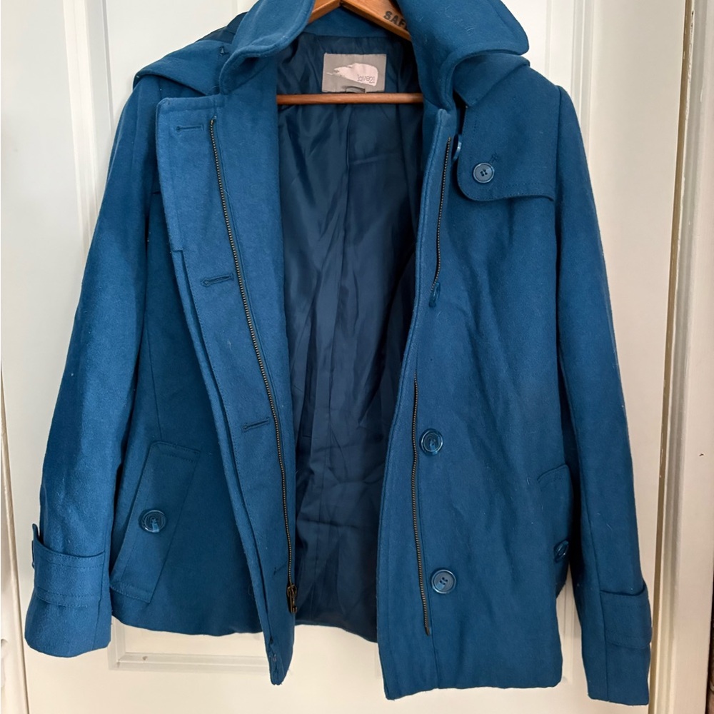 Forever 21 Blue Pea Coat